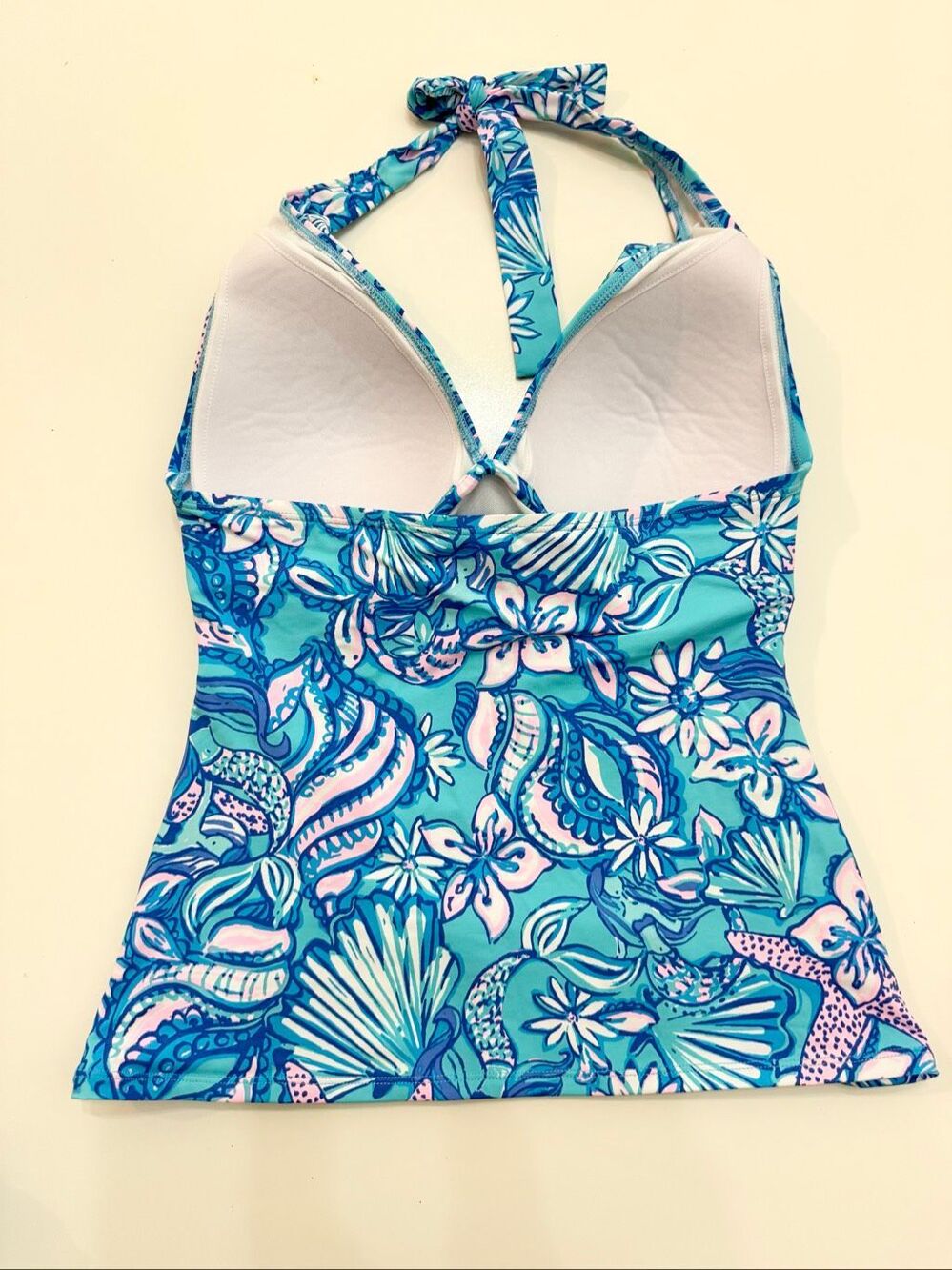 Lilly Pulitzer Bliss Tankini Halter Kellyann Swim Skort Sound the Sirens 8 - Picture 6 of 9